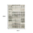 3' X 5' Grey Charcoal Ivory Tan Brown And Beige Geometric Power Loom Stain Resistant Area Rug